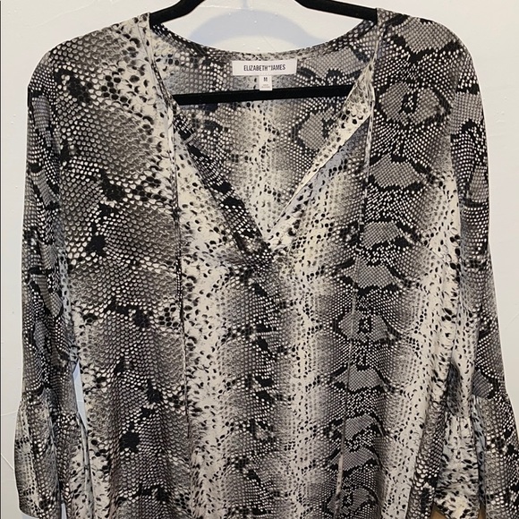 Elizabeth & James snakeskin silk dress - Picture 4 of 7